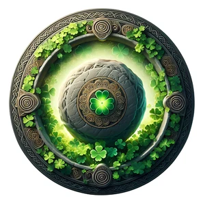 Irish Blarney Stone Aufkleber - Irish Sticker - Irland Celtic Shamrock Decal 5" - Bild 1 von 1