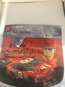 NASCAR #8 Dale Earnhardt Jr Bud Hood bandera en forma de capucha - aplicación de 2 caras. 13x12 pulgadas - Imagen 1 de 2