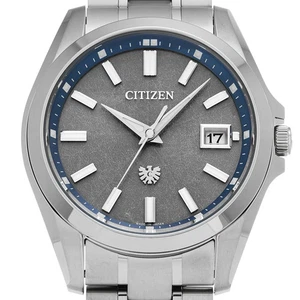 CITIZEN WATCH THE CITIZEN AQ4091-56M SOLAR DATE TOSA WASHI GRAY TITANIUM MEN'S - Picture 1 of 6