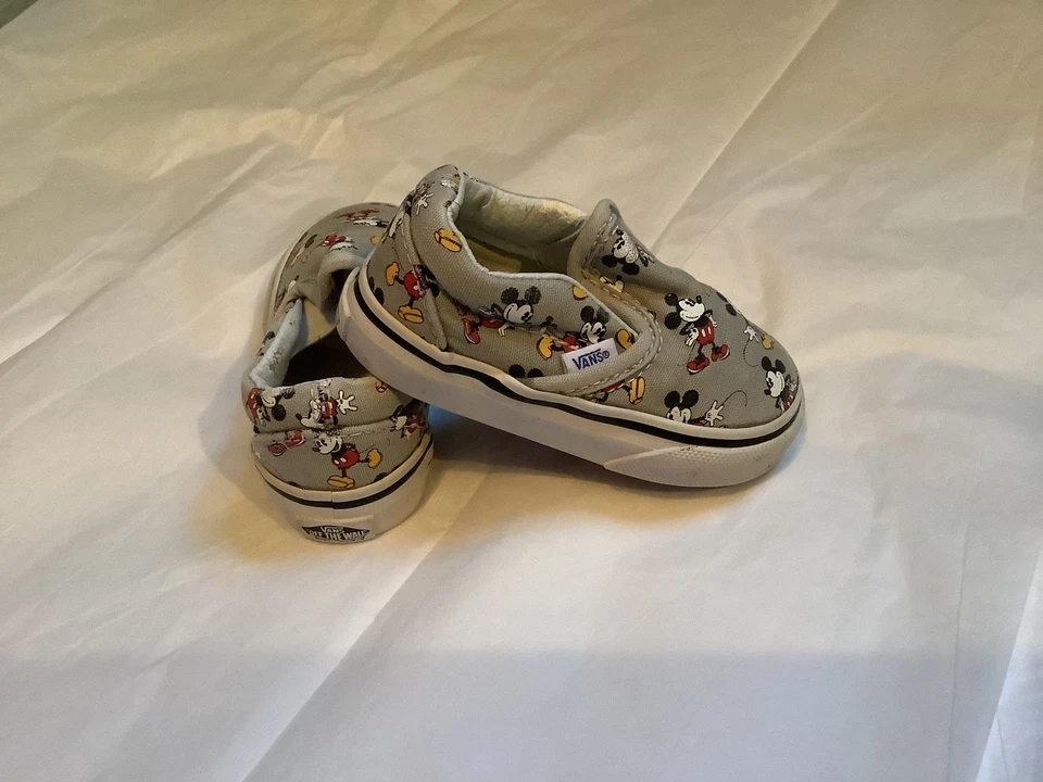 VANS x Disney Mickey Mouse Toddler Classic Slip On Pre Owned - Image 1 of 4