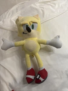 Sonic The Hedgehog Super Sonic Plush Yellow Stuffed Toy 14” - Picture 1 of 5
