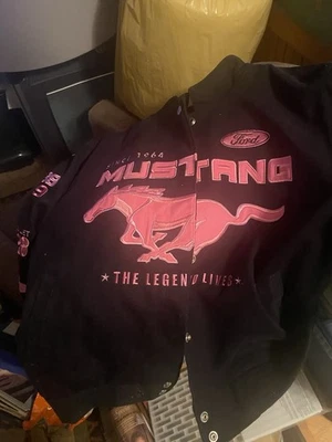 Official Licensed Ford Mustang Women’s Jacket By JH Design Group Size XL - Image 1 of 4