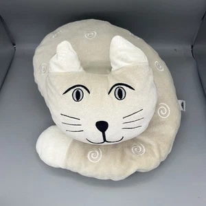 Jellycat Large Catnap Pillow Cushion Beige Swills Plush Cat Teddy Retired - Picture 1 of 4