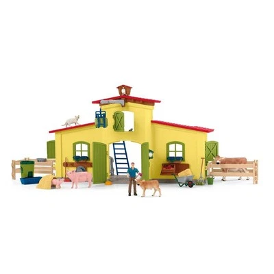 SCHLEICH Large Farm with Animals and Accessories - 42605 - FARM TOY / ANIMAL - Image 1 of 3