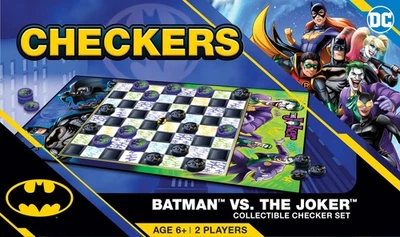 MasterPieces - Batman vs Joker - Juego de mesa damas con licencia oficial Foto 1 de 4