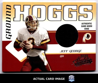 2001 Playoff Absolute Memorabilia #GH-25 JEFF GEORGE Redskins MEM #/125 EX-NM - Image 1 of 4