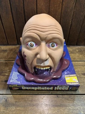 Seasons By Zauder's Decapitated Head Plastic Rubber Halloween Vintage NOS Gory - Image 1 of 4