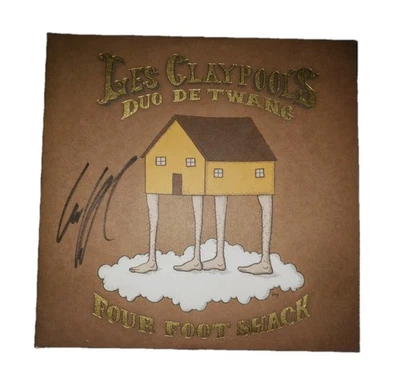 Primus SIGNED Autographed Les Claypool Duo De Twang Vinyl 2 LP - Auto W/ Proof - Image 1 of 4