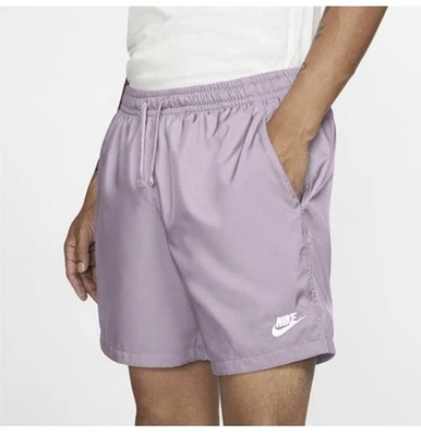 Nike Sportswear мужчин сплетенный поток сетки с подкладкой шорты ледяной сирени фиолетовый белый XXL - Изображение 1 из 4