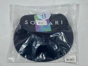 NEW Solibari Wanderlust Visor Hat One Size Navy Blue wide Brim Sun Visor Casual - Picture 1 of 23