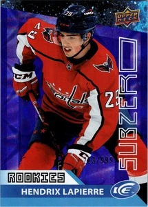 2021-22 UD Ice Subzero Rookies RC /999 SZ-46 Hendrix Lapierre Washington Capital - Picture 1 of 2