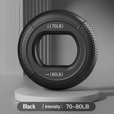 Anillo de agarre de silicona para dedos agarre de mano entrenador de fuerza ejercicio de muñeca Foto 1 de 4