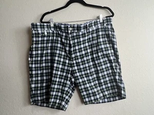 Vintage Y2K Polo RALPH LAUREN Shorts Mens Plaid 40 Chino Utility Summer Slim Fit - Picture 1 of 11