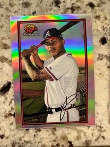 2019 BOWMAN CHROME 30th ANIIVERSARY CARD ATLANTA BRAVES CRISTIAN PACHE #B30-CP - Picture 1 of 1