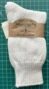 NWT Vintage Authentic Dry Goods Ralph Lauren Country Socks Size 9-11 Thick Socks - Picture 1 of 6