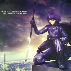 Póster de película Kick-Ass Hit-Girl 2010 variante original de 1 hoja DS 27x40 superhéroe - Imagen 1 de 7