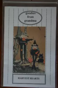 Goodies from Grandma Harvest Hearts Pattern Witch Scarecrow Cat Jack O Lantern - Picture 1 of 2