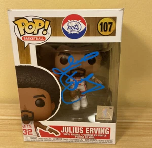 Julius Erving Nets 76ers HOF Autographed Signed Funko POP Beckett COA #107 - Picture 1 of 11