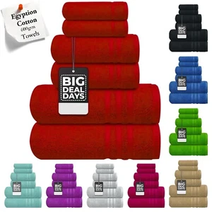 LUXURY SOFT FACE HAND BATH TOWEL 100% EGYPTIAN COTTON XL BATH SHEET TOWEL SETS - Picture 1 of 52