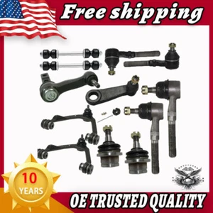 Front Hd Ball Joints Control Arm Tie Rod End Kit For Ford F150 1997 2003 4X4 F3 - Picture 1 of 8