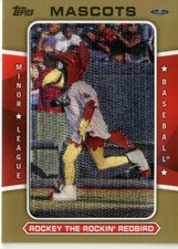 2013 Topps Pro Debut Mascots Gold #RR Rockey the Rockin Redbird /50