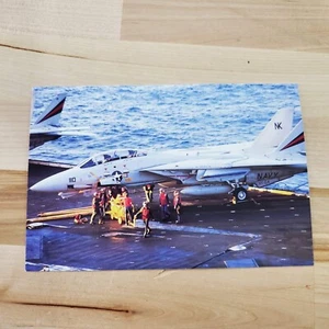 US NAVY Rekrutierung Postkarte ~ F-14 TOMCAT Twin-Engine, Supersonic Wing Fighter - Bild 1 von 2