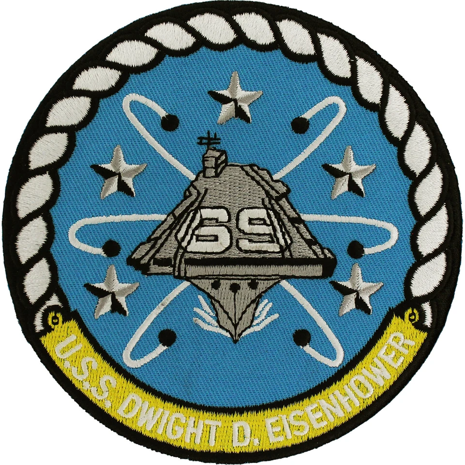 Parche de barco USS Dwight D. Eisenhower CVN-69 (4 1/4") P4808 Foto 1 de 1
