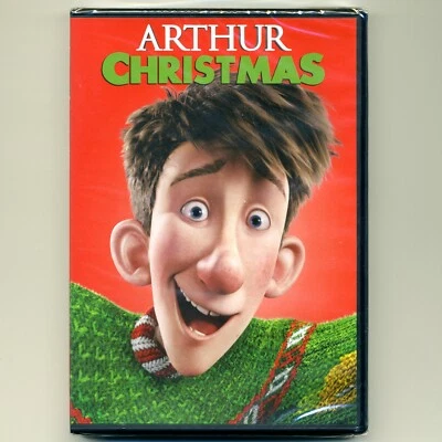 Arthur Christmas 2011 PG animated holiday family movie, new DVD Aardman, McAvoy - Image 1 of 4