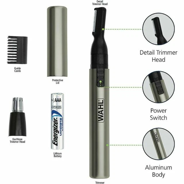 Wahl 5640-1001N Lithium 2 in 1 Trimmer Kit  - Silver