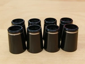 8 pcs .355" Metallic Silve Ring ferrule perfect 4 later model of Epon & Miura - Picture 1 of 6
