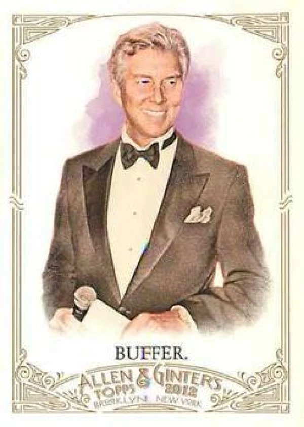 2012 Allen and Ginter 314 Michael Buffer SP Baseball Card Boxing Announcer 20208 - Image 1 of 2