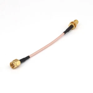 RG316 Coaxial Cable SMA Male to SMA RP Male 10cm RF Device Antenna - Zdjęcie 1 z 3