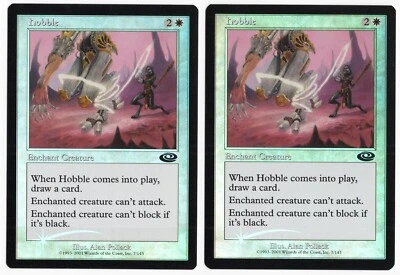 Hobble x2 2x 2001 Prophecy FOIL White Common Enchantment MTG NM AZ1 - Image 1 of 2