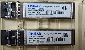 Finisar FTLX8573D3BTL Class 1 850nm 10G Transceiver Module - Picture 1 of 1
