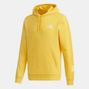 Felpa con cappuccio regolabile Adidas gialla molto comoda nuova doppia extra large GD5441 - Foto 1 di 2