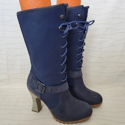 CAT Caterpillar Womens X Shontelle Starry Night Navy Blue Boots P306109 Sz 8 - Image 1 of 4