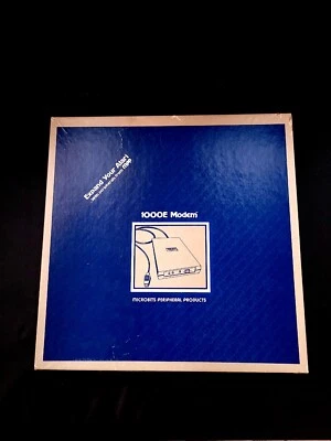 Atari 1000E Modem Microbits Peripheral Products 1984 tested in Box - Image 1 of 4