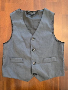 Chaleco de traje formal gris carbón para niños pequeños - talla 4 - Imagen 1 de 5