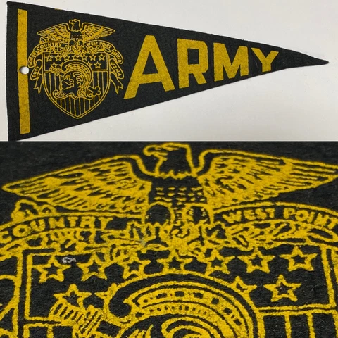 1950s Army West Point USMA Usa  University Mini Pennant 4x9" Cover