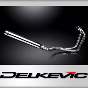 Honda CB350G 73 CB350K 1969-73 Full 2-1 Exhaust 21" Stainless Bull Nose Muffler - Foto 1 di 5