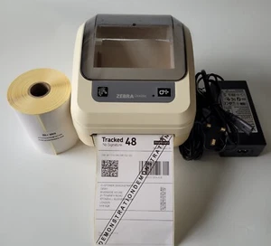 Zebra GK420d Thermal Label Printer with Power Supply USB 4x6" Labels 781 - Picture 1 of 4