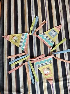 Mackenzie-Childs DUCK DUCK GOOSE Wimpel Flaggen Neu in Verpackung - Bild 1 von 9