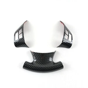 Cubierta del panel del volante con aspecto de fibra de carbono para BMW Serie 3 E90 2005-2012 - Imagen 1 de 7