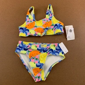 Old Navy Girls Size Small Colorful Mixed Fruit Tie-Front Bikini Swim Set NWT - Picture 1 of 7