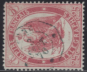 DIV-17-4-5: Timbre télégraphe n°5 oblitéré Bone (Algérie) - Imagen 1 de 1