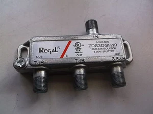 Regal ZDS3DGH10 3-Way Splitter *FREE SHIPPING* - Picture 1 of 1