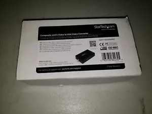 StarTech.com Composite and S-Video to VGA Video Converter - PART# VID2VGATV2 - Picture 1 of 1