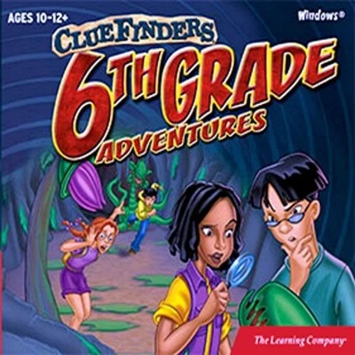 Cluefinders 6th Grade Adventures Ages 10 - 12+ The Learning Company New Sealed - Image 1 of 4