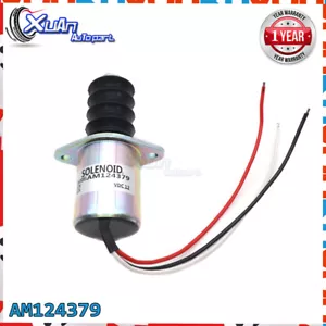 New Fuel Shut off Solenoid Replace For John Deere 415 425 455 F915 F925 AM124379 - Picture 1 of 10