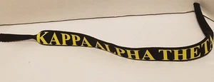 KAPPA ALPHA THETA Croakie Sunglasses Holders Strap Greek - Picture 1 of 2